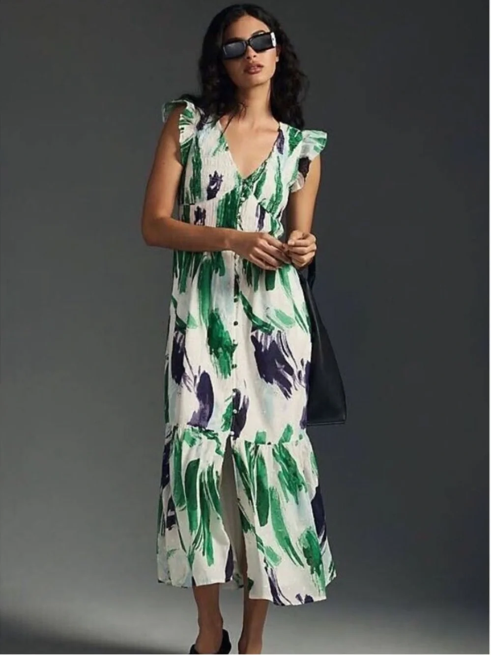 peregrine midi dress XS / tapestry scoop neck midi Anthropologie | Dresses | Anthropologie